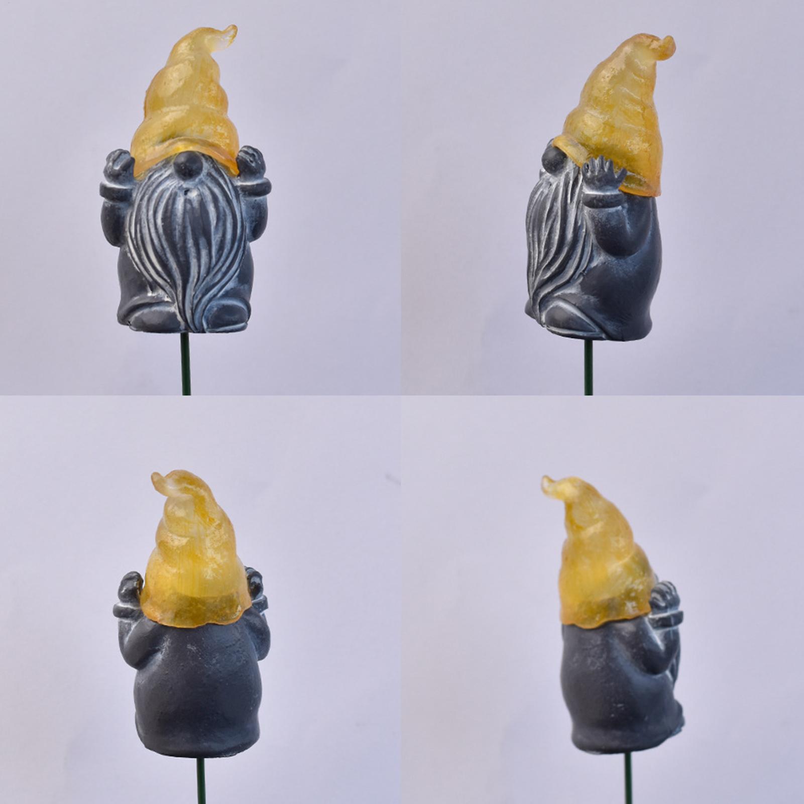 Resin Art Decor - เสาประดับตกแต่งสวน 3 ชิ้น ทำจากเรซิ่นเรืองแสง ของตกแต่งสวนกลางแจ้ง สำหรับสนามหญ้า