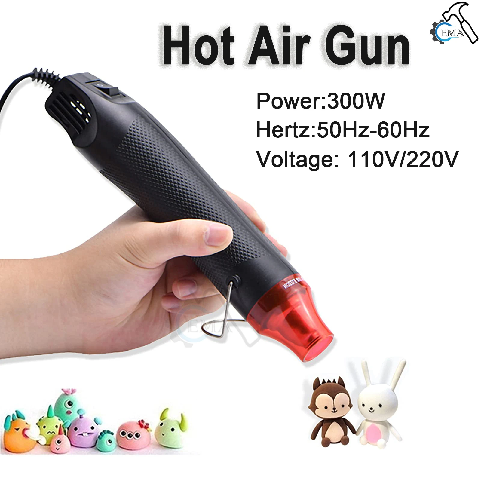 Resin Art Heat Gun - 110 V/220 V US EU มาตรฐาน