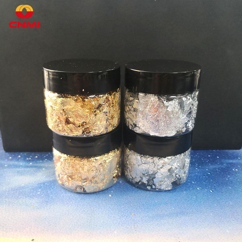 Resin Art Gift For Wedding - 3g Gold Leaf Flakes อีพ็อกซี่เรซิ่นบรรจุเงินฟอยล์กระดาษ DIY