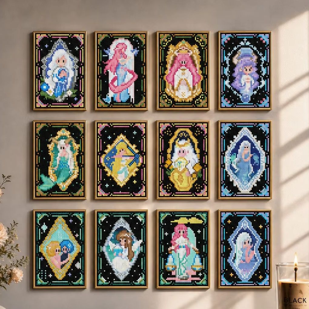 Resin Art For Beginners - ชุดงานศิลปะเพชร 5D DIY MINIGEM ขนาด 10x15