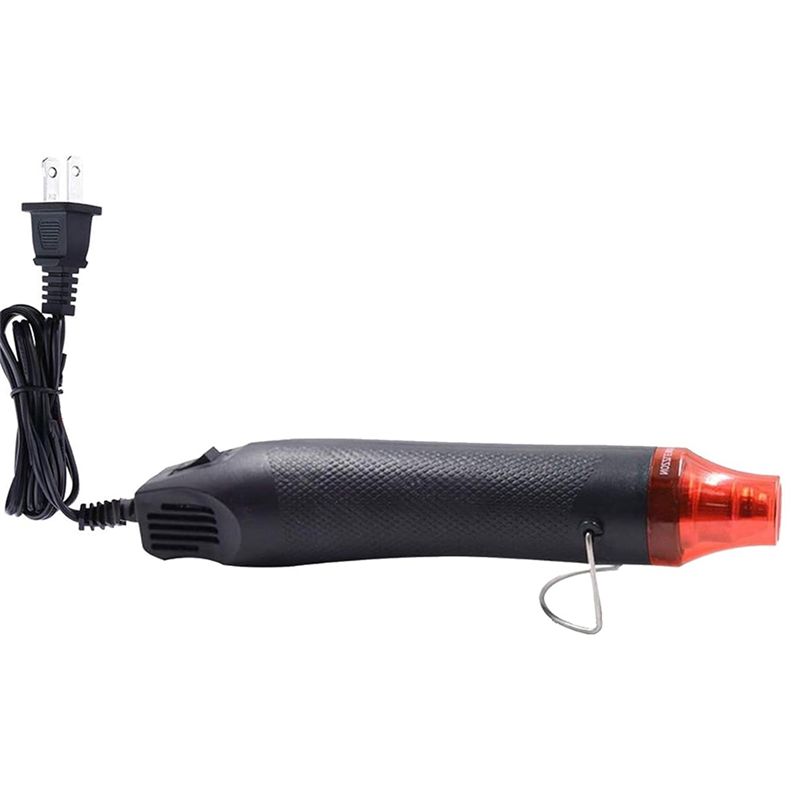 Resin Art Heat Gun - เครื่องมือกำจัดฟองอากาศในงานเรซิ่น DIY แก้วกลิตเตอร์ ปืนเป่าลมร้อนออกแบบพิเศษ สำหรับงานอีพ็อกซี่เรซิ่นและงานศิลปะอะคริลิก ปลั๊กแบบ