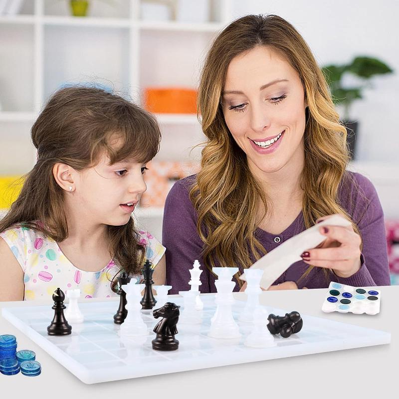 แม่พิมพ์ชุดหมากรุกเรซิ่น พร้อม - Resin Art Table บทวิจารณ์และราคา