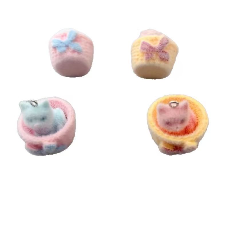จี้แมวเรซิน 3D แบบนุ่ม 4 ชิ้น  - Resin Art Pendant บทวิจารณ์และราคา