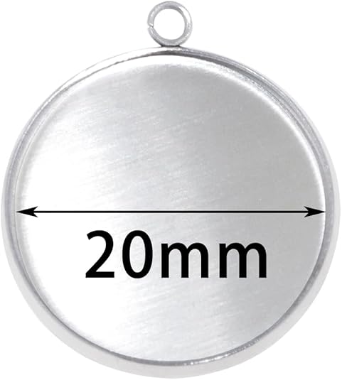 ถาดเปล่าสำหรับทำจี้ทรงกลมสแตนเ - Resin Art Pendant บทวิจารณ์และราคา