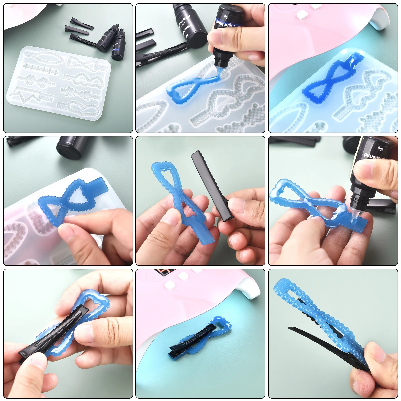 17 สีกาวเรซิน UV 10ml กาวอีพ็อ - Resin Art Acrylic บทวิจารณ์และราคา