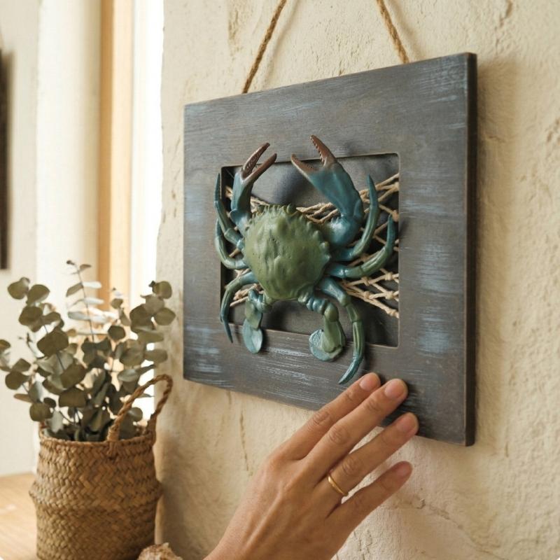 ไม้ Nauticals Decors กุ้งก้ามก - Resin Art Beach Theme บทวิจารณ์และราคา