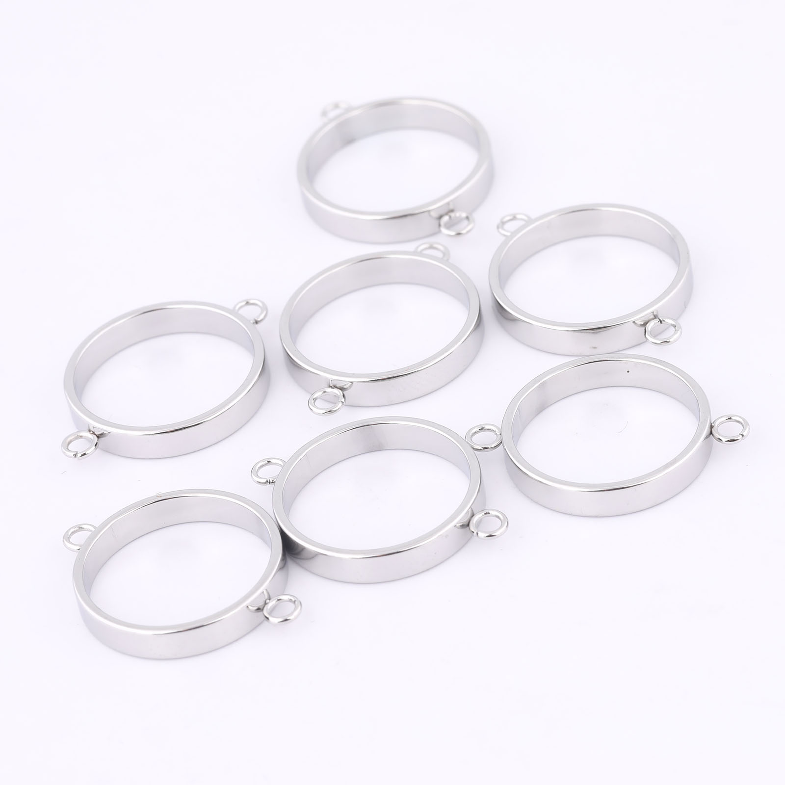 10pcs สแตนเลสสตีล 14 มม.เปิด B - Resin Art Pendant บทวิจารณ์และราคา