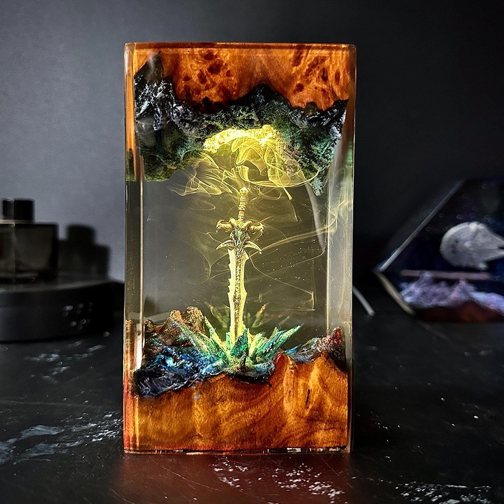 งานศิลปะเรซิ่นไม้แท้ซีรีส์เมจิ - Resin Art Design For Wedding บทวิจารณ์และราคา