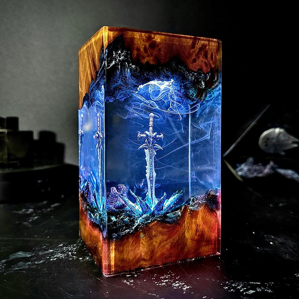งานศิลปะเรซิ่นไม้แท้ซีรีส์เมจิ - Resin Art Design For Wedding บทวิจารณ์และราคา
