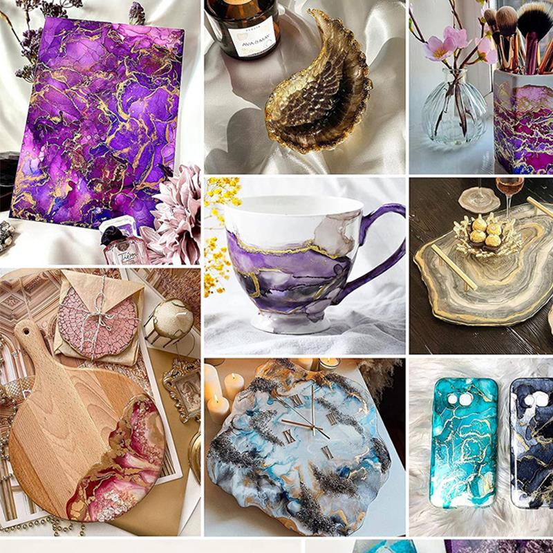 1 ชุดเรซิ่นPigment Kit Artหมึก - Resin Art Jewellery บทวิจารณ์และราคา