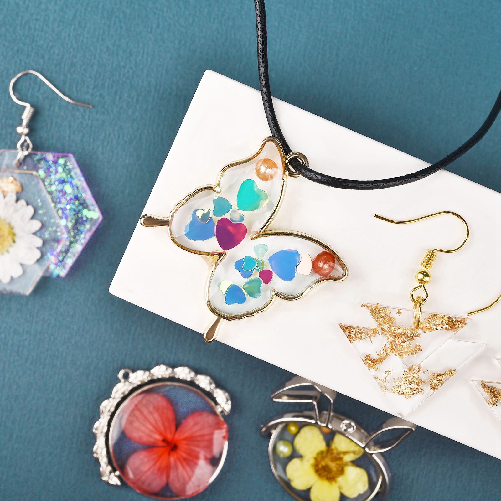 20g 50g UV กาวเรซิ่น UV ชุดปาก - Resin Art Jewellery บทวิจารณ์และราคา