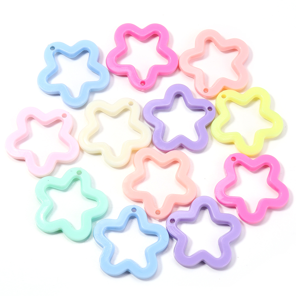 จี้รูปดาวอะคริลิคหลากสี 30 ชิ้ - Resin Art Acrylic บทวิจารณ์และราคา
