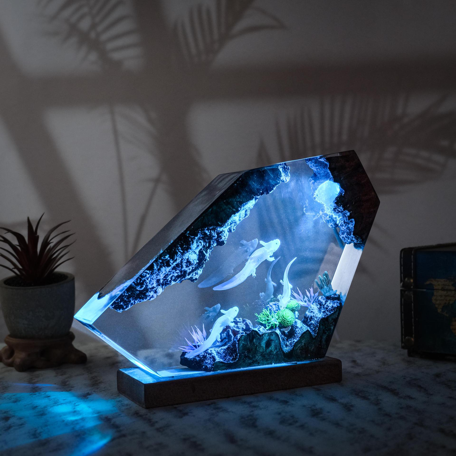 งานศิลปะเรซิ่นรูปซาลาแมนเดอร์ย - Resin Art Design For Wedding บทวิจารณ์และราคา