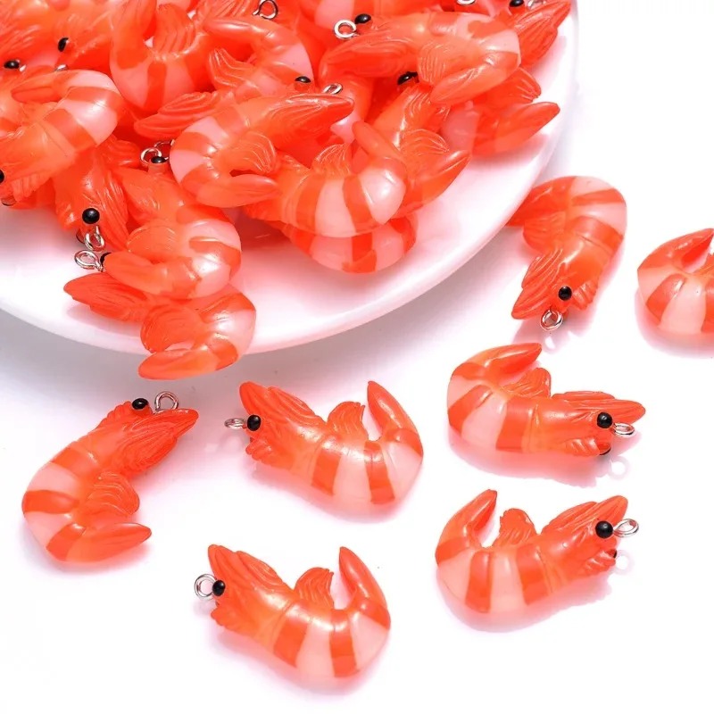 จี้อะคริลิคเรซิ่นรูปอาหารทะเลก - Resin Art Acrylic บทวิจารณ์และราคา