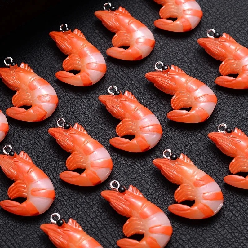จี้อะคริลิคเรซิ่นรูปอาหารทะเลก - Resin Art Acrylic บทวิจารณ์และราคา