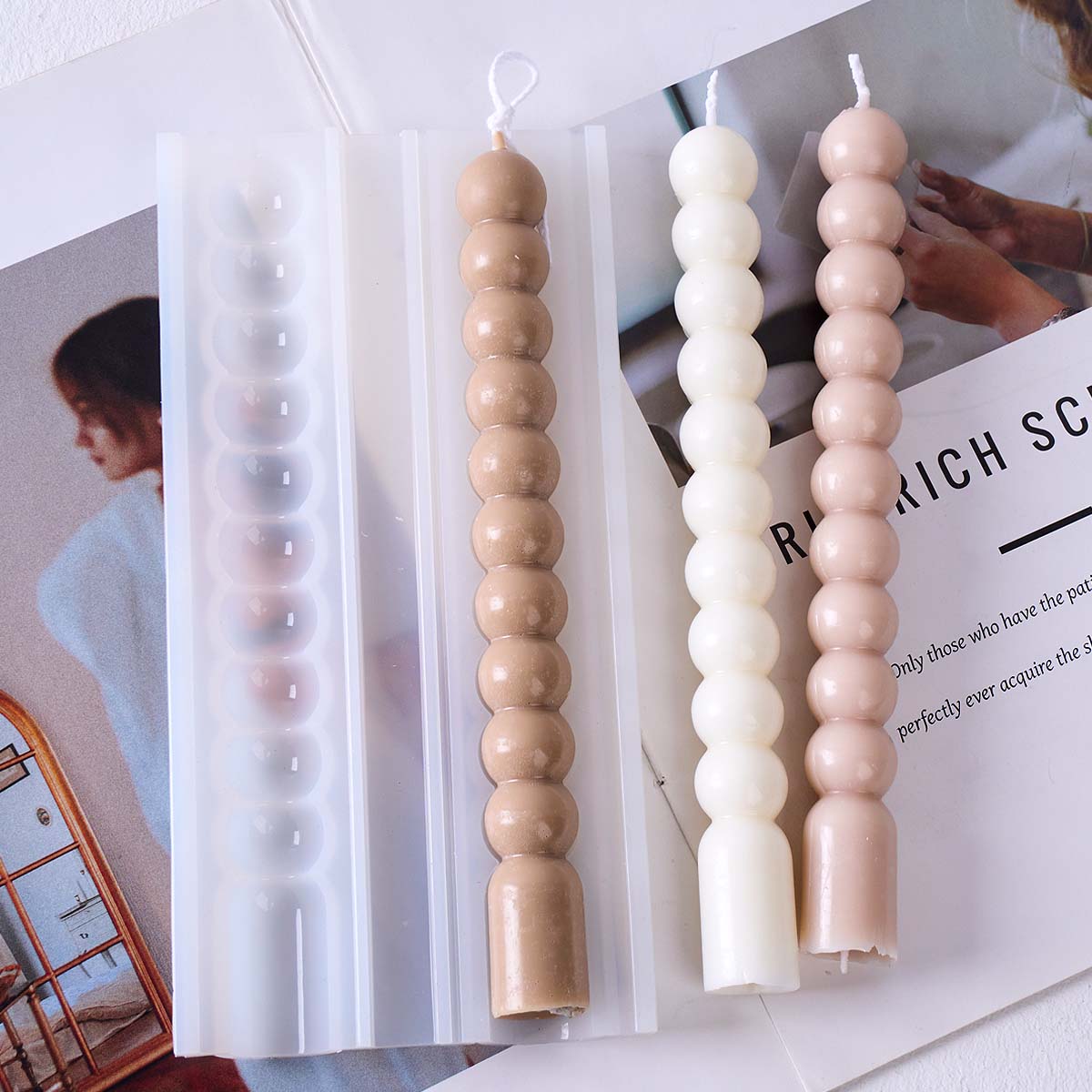 แม่พิมพ์ซิลิโคนสำหรับเทียนทรงแ - Resin Art Table บทวิจารณ์และราคา