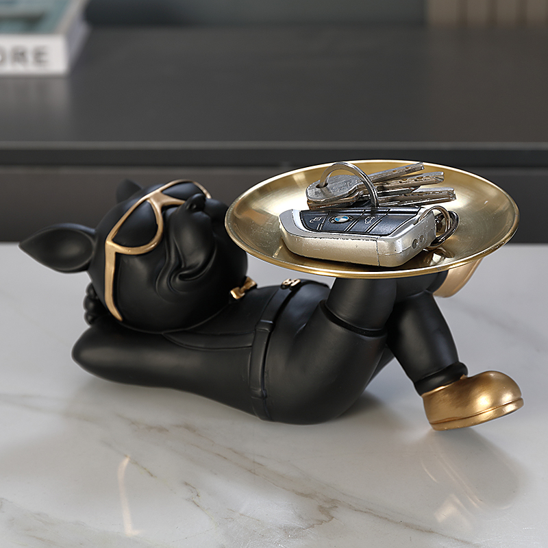 รูปปั้นเฟรนช์บูลด็อกสุดเท่พร้อ - Resin Art Table บทวิจารณ์และราคา