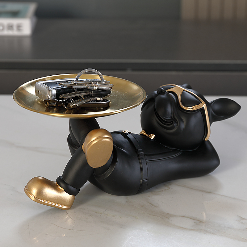 รูปปั้นเฟรนช์บูลด็อกสุดเท่พร้อ - Resin Art Table บทวิจารณ์และราคา