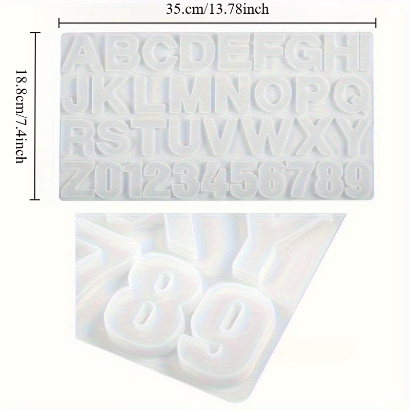 แม่พิมพ์ซิลิโคนตัวอักษร A ถึง  - Resin Art Jewellery บทวิจารณ์และราคา