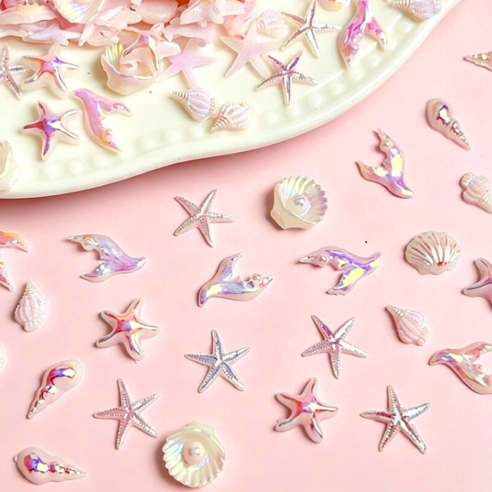 ชุดตกแต่งเล็บธีมทะเลฤดูร้อน 30 - Resin Art Beach Theme บทวิจารณ์และราคา