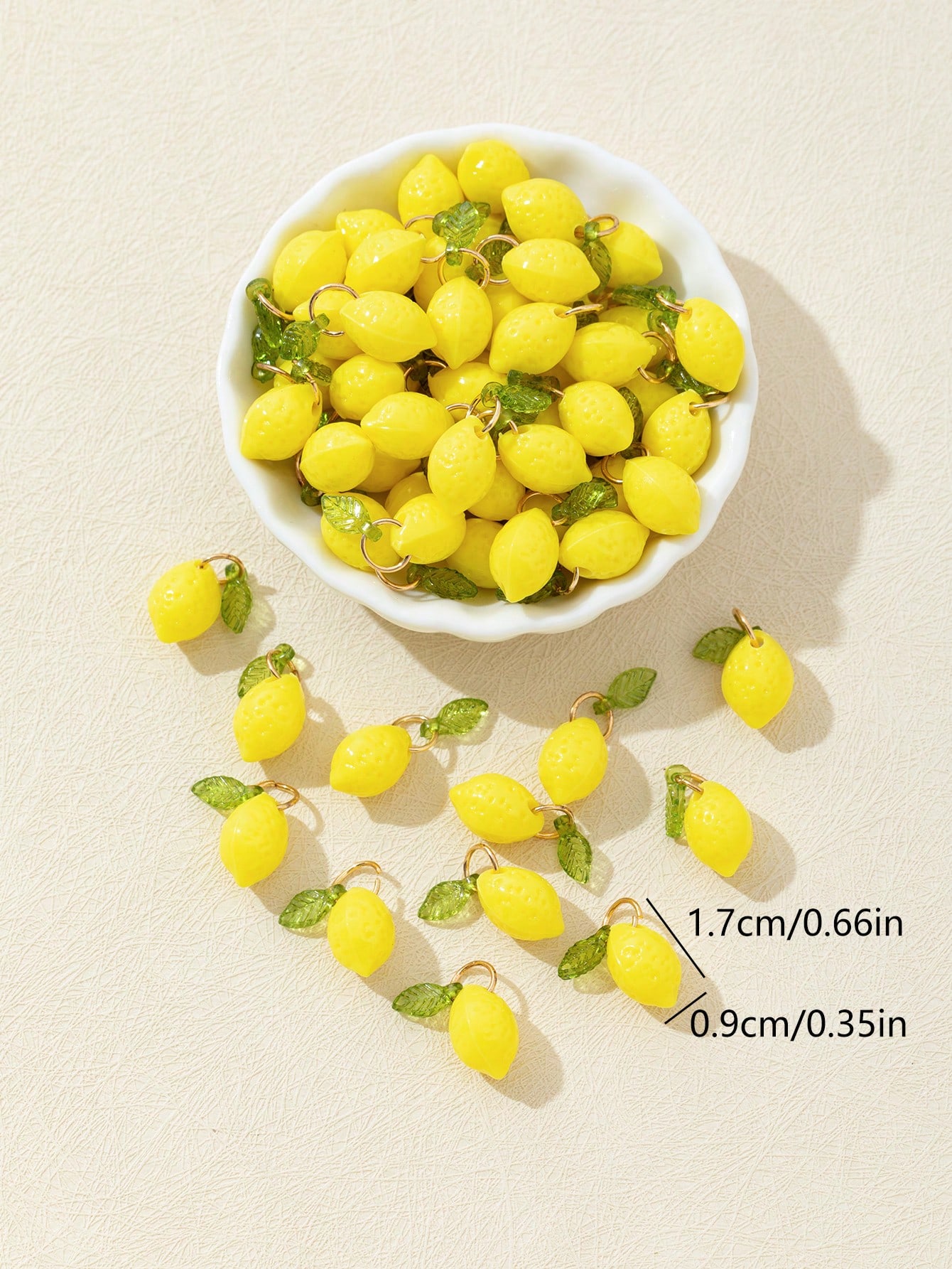จี้เรซิ่นรูปเลมอน 3 มิติ 10 ชิ - Resin Art Decor บทวิจารณ์และราคา