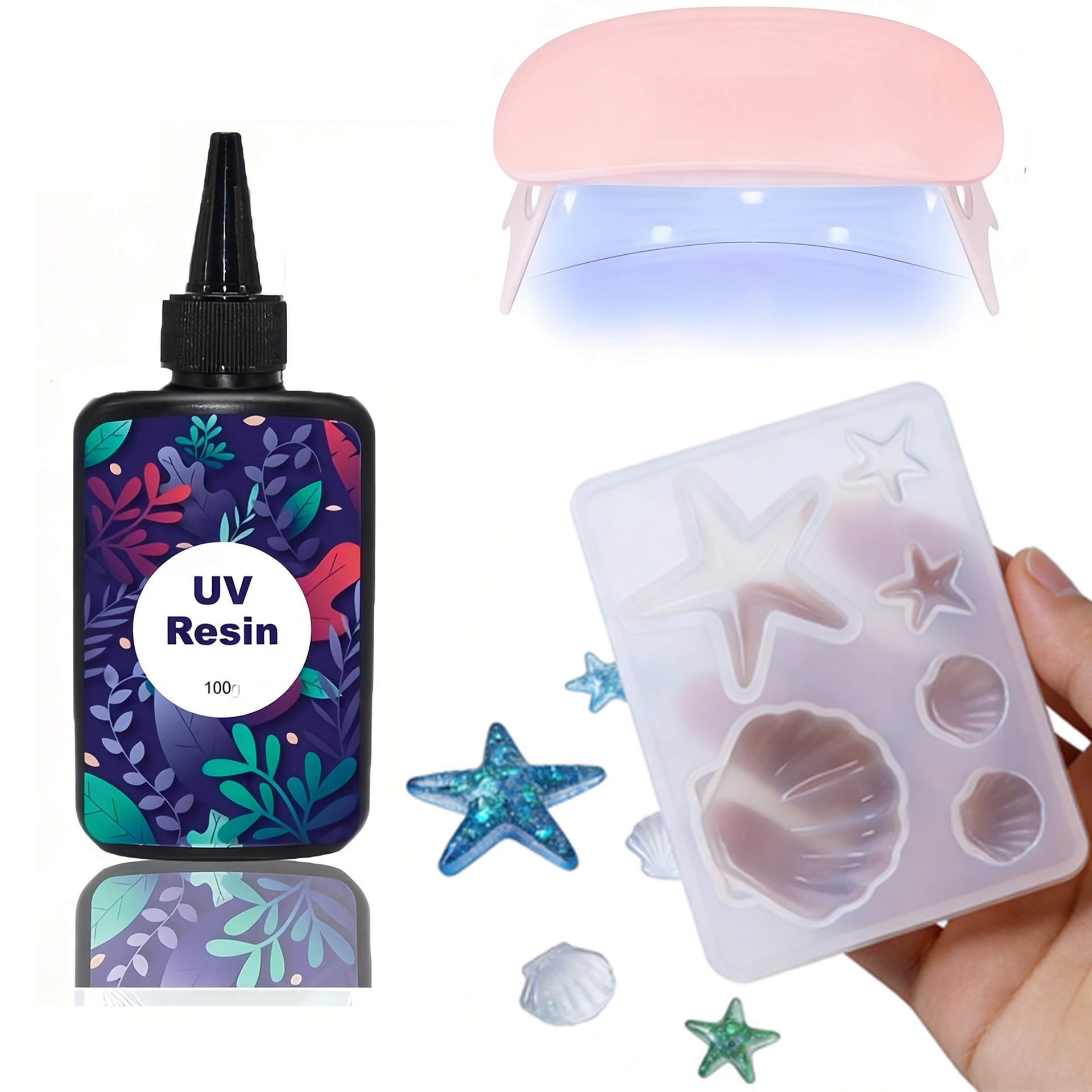 แม่พิมพ์ซิลิโคนสำหรับทำจี้เรซิ - Resin Art Acrylic บทวิจารณ์และราคา