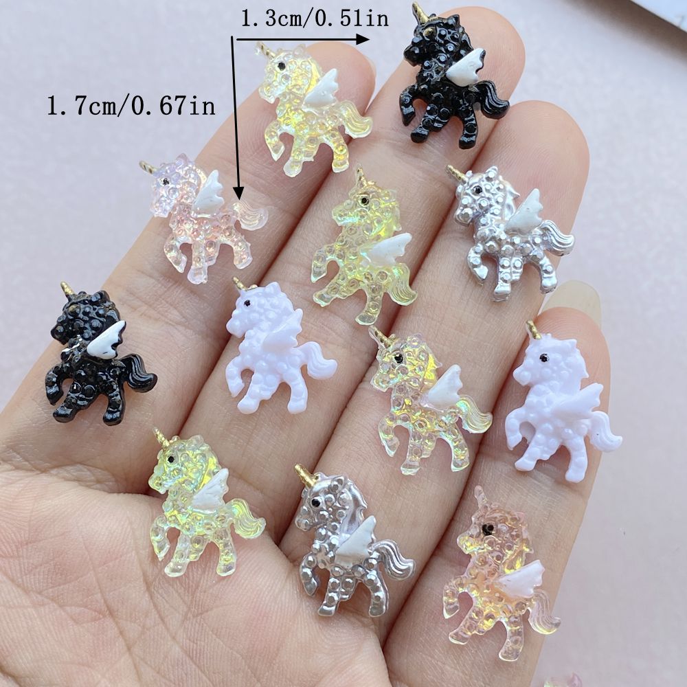10ชิ้นการ์ตูนขนาดเล็กน่ารักยูน - Resin Art Design For Wedding บทวิจารณ์และราคา