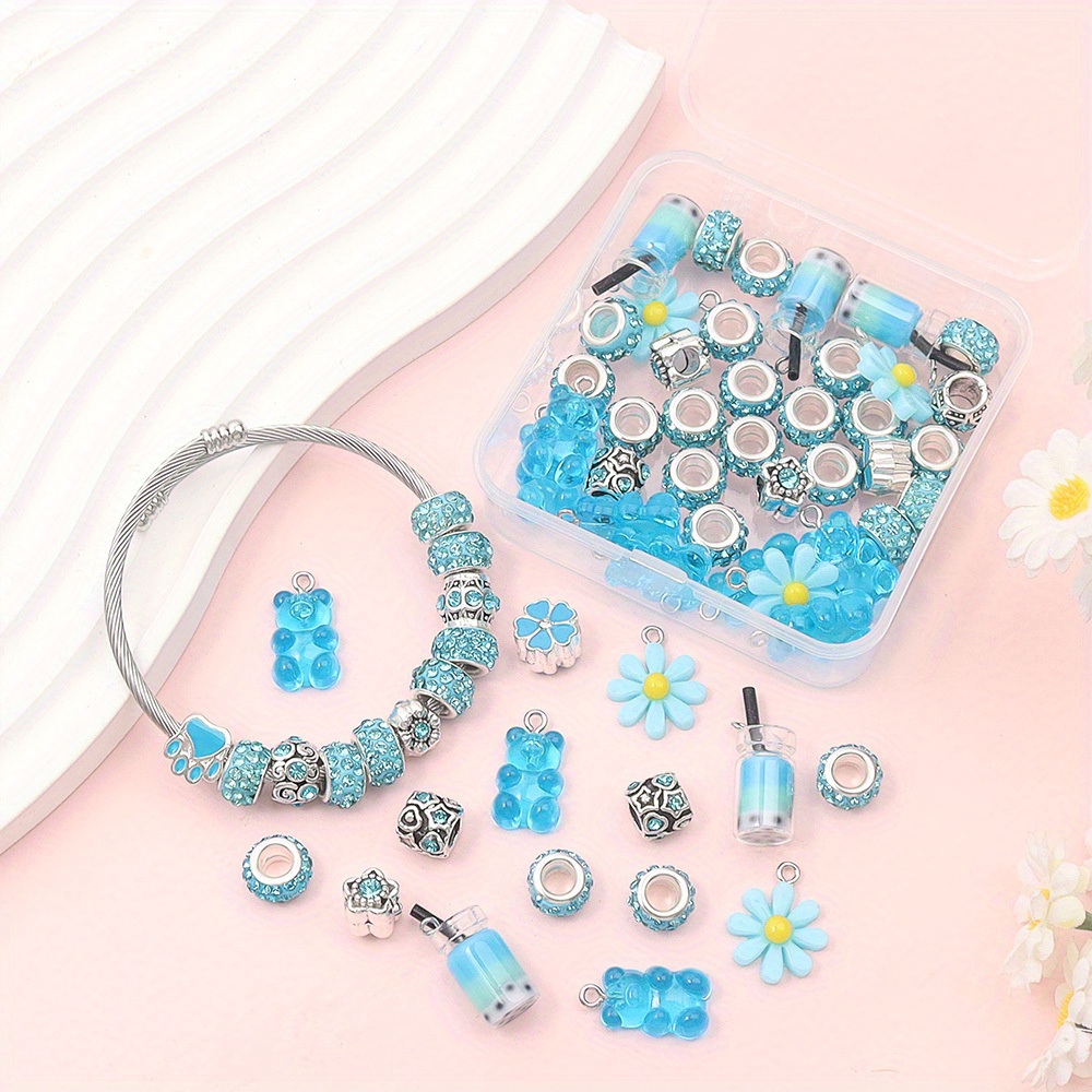 62 ชิ้นผสมสียุโรปขนาดใหญ่ลูกปั - Resin Art Beach Theme บทวิจารณ์และราคา