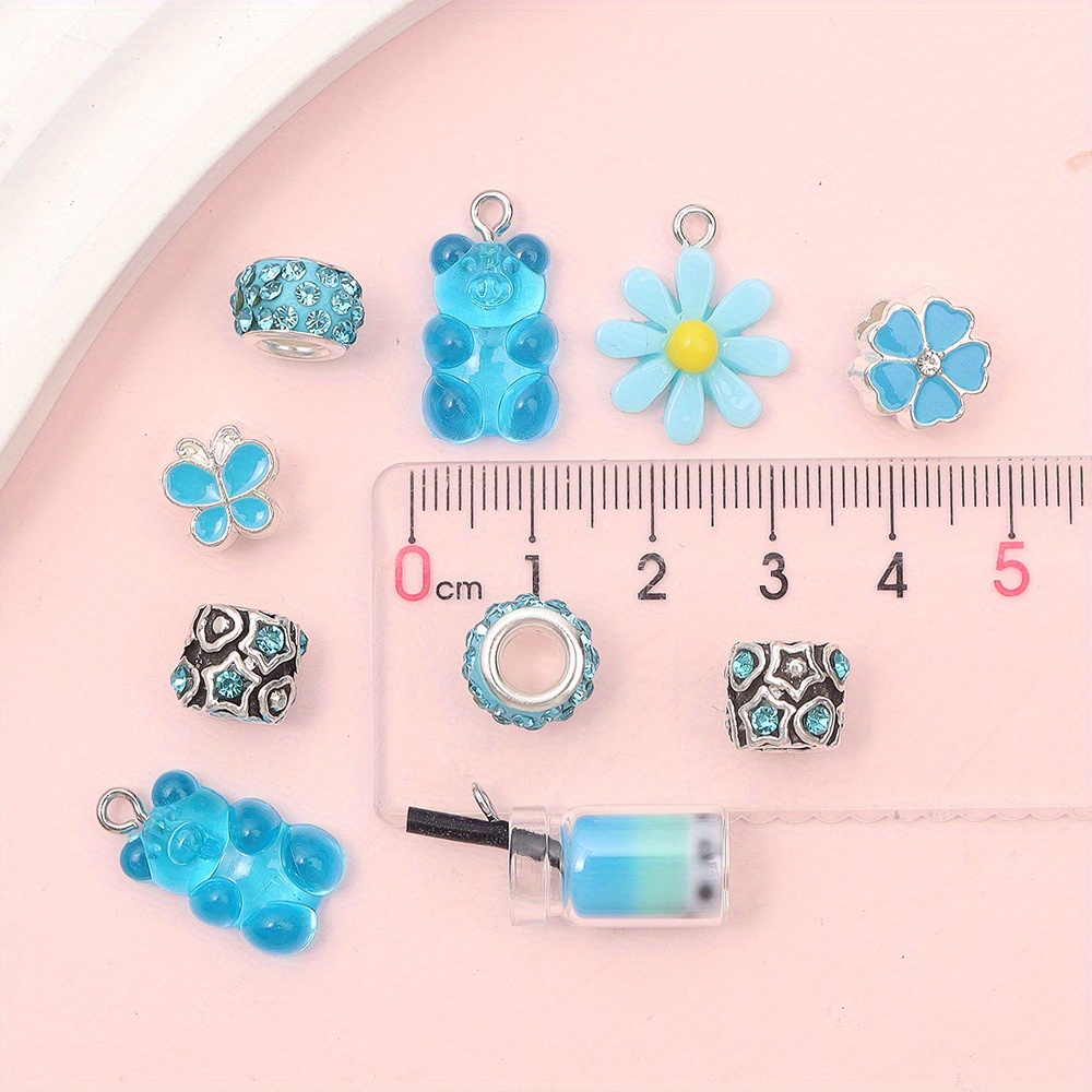 62 ชิ้นผสมสียุโรปขนาดใหญ่ลูกปั - Resin Art Beach Theme บทวิจารณ์และราคา