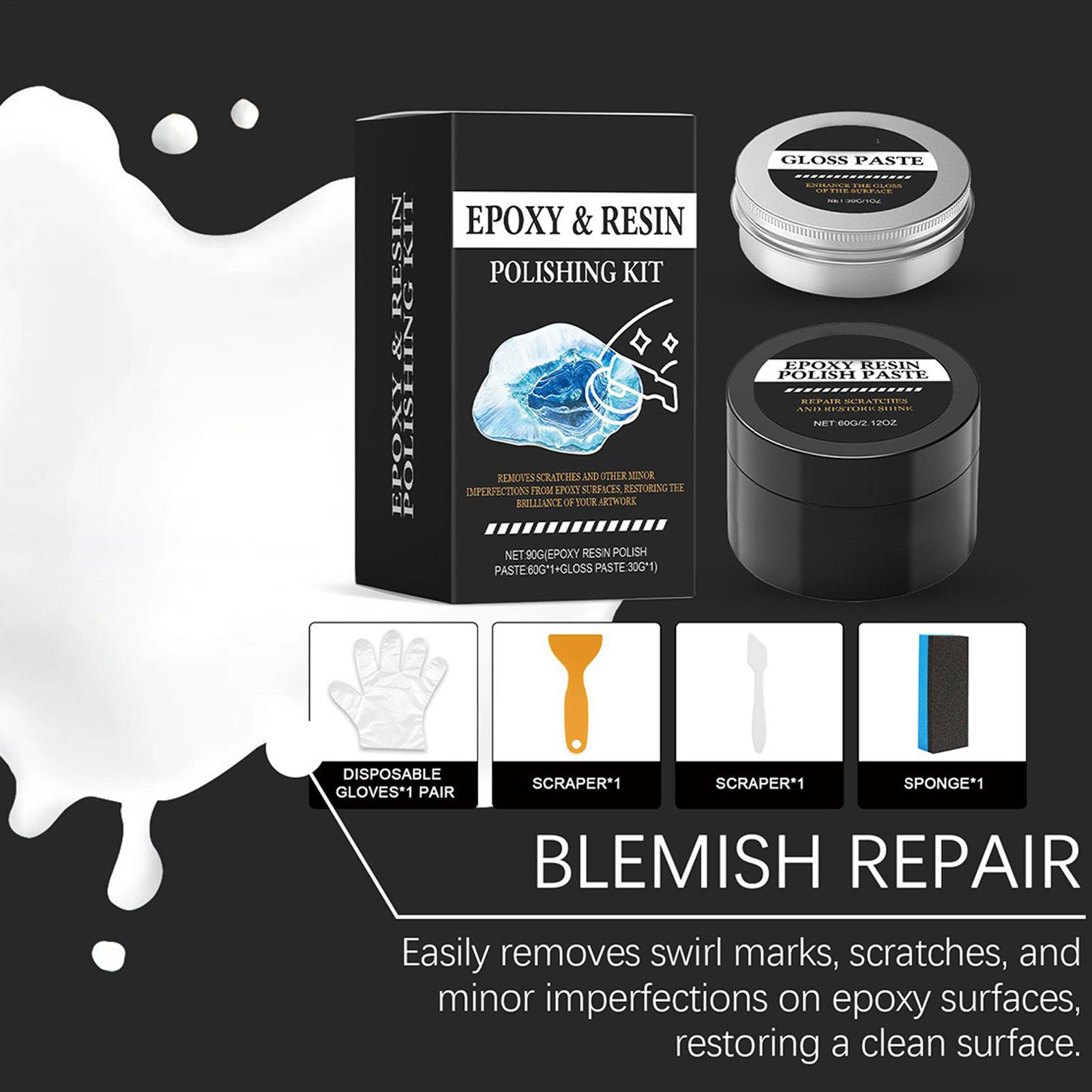 ชุดขัดเรซินอีพ็อกซี่ - น้ำยาขั - Resin Art Table บทวิจารณ์และราคา