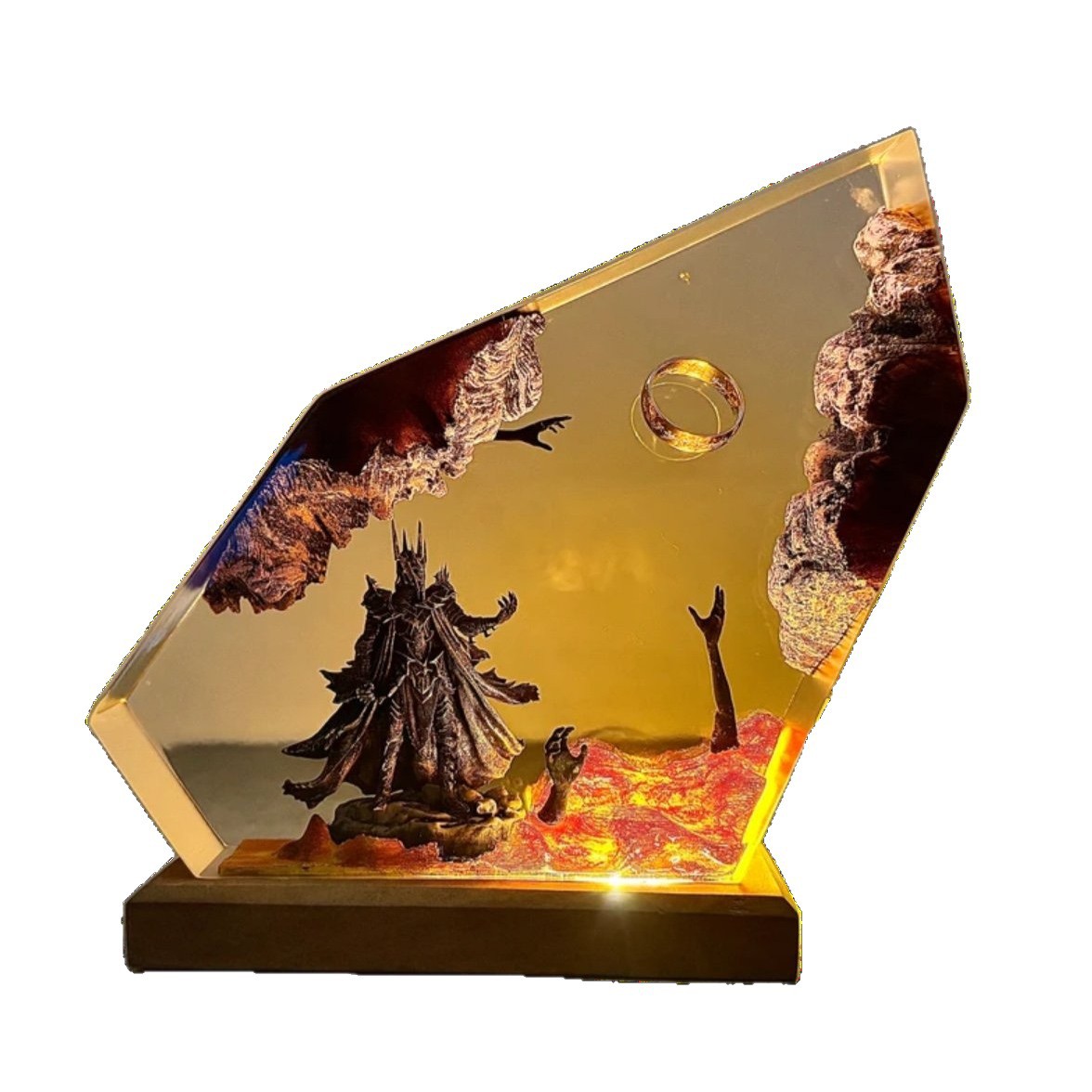 โคมไฟตั้งโต๊ะเรซินรูปทรงสิ่งมี - Resin Art Table บทวิจารณ์และราคา