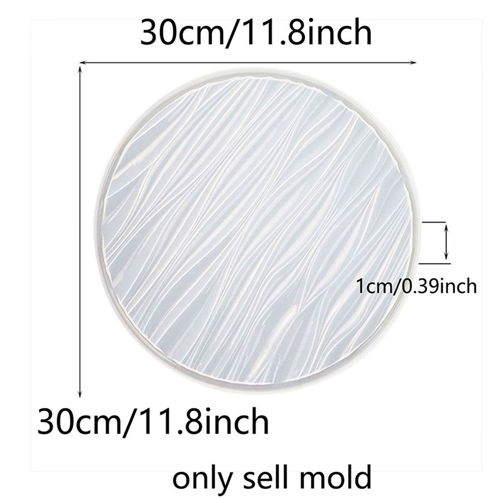 แม่พิมพ์ซิลิโคนถาดกลมขนาดใหญ่  - Resin Art Acrylic บทวิจารณ์และราคา