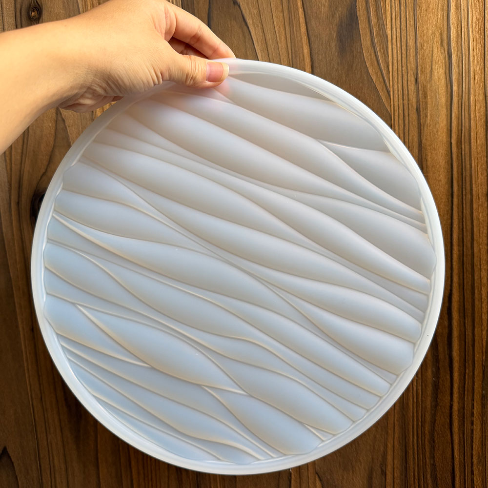 แม่พิมพ์ซิลิโคนถาดกลมขนาดใหญ่  - Resin Art Acrylic บทวิจารณ์และราคา