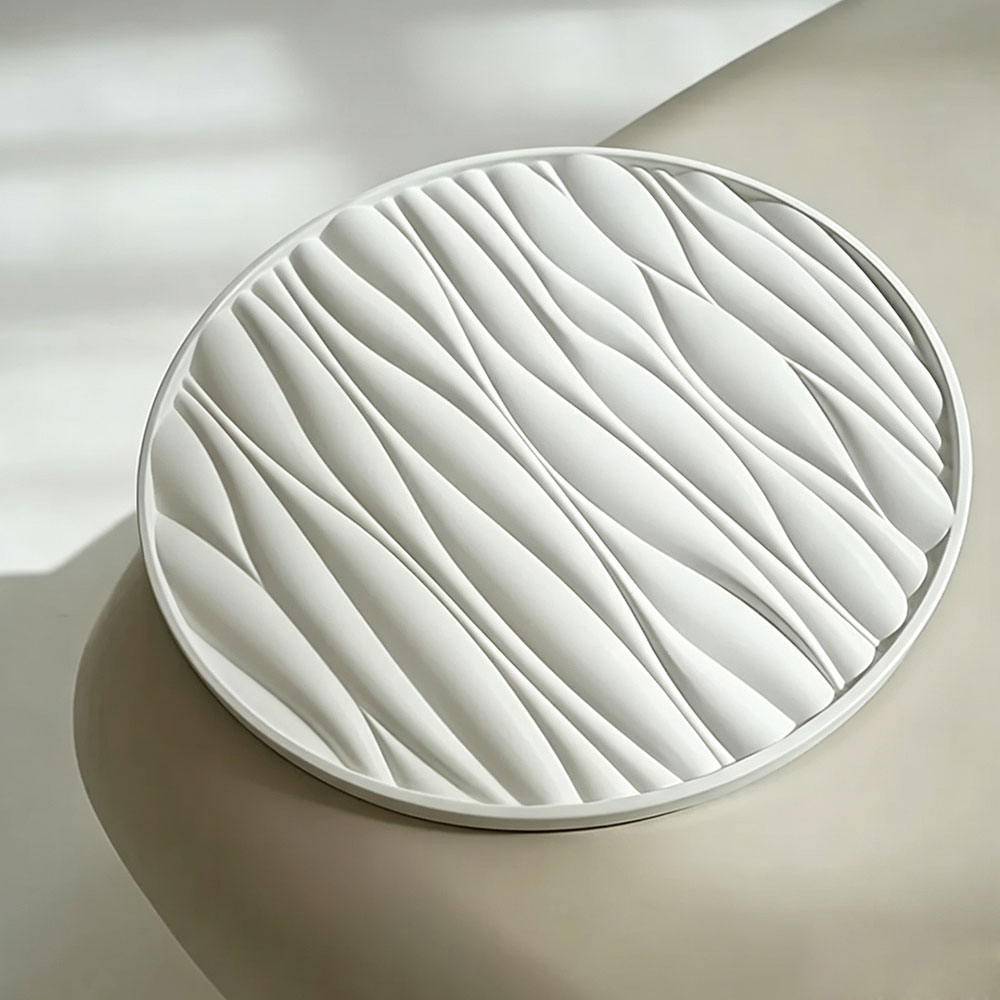 แม่พิมพ์ซิลิโคนถาดกลมขนาดใหญ่  - Resin Art Acrylic บทวิจารณ์และราคา