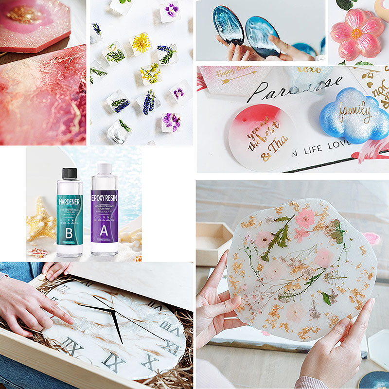 1:1 AB เรซิ่นอีพ็อกซี่คริสตัลก - Resin Art Jewellery บทวิจารณ์และราคา