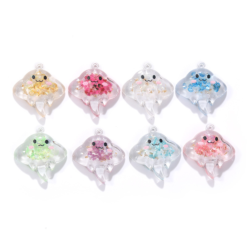 จี้เรซิ่นรูปปลากระเบนเรืองแสง  - Resin Art Acrylic บทวิจารณ์และราคา