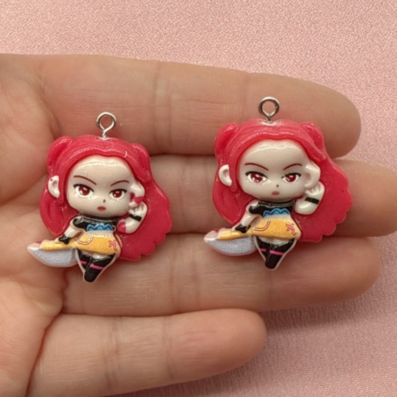 จี้การ์ตูนเรซิ่น 10 ชิ้น, ต่าง - Resin Art Pendant บทวิจารณ์และราคา