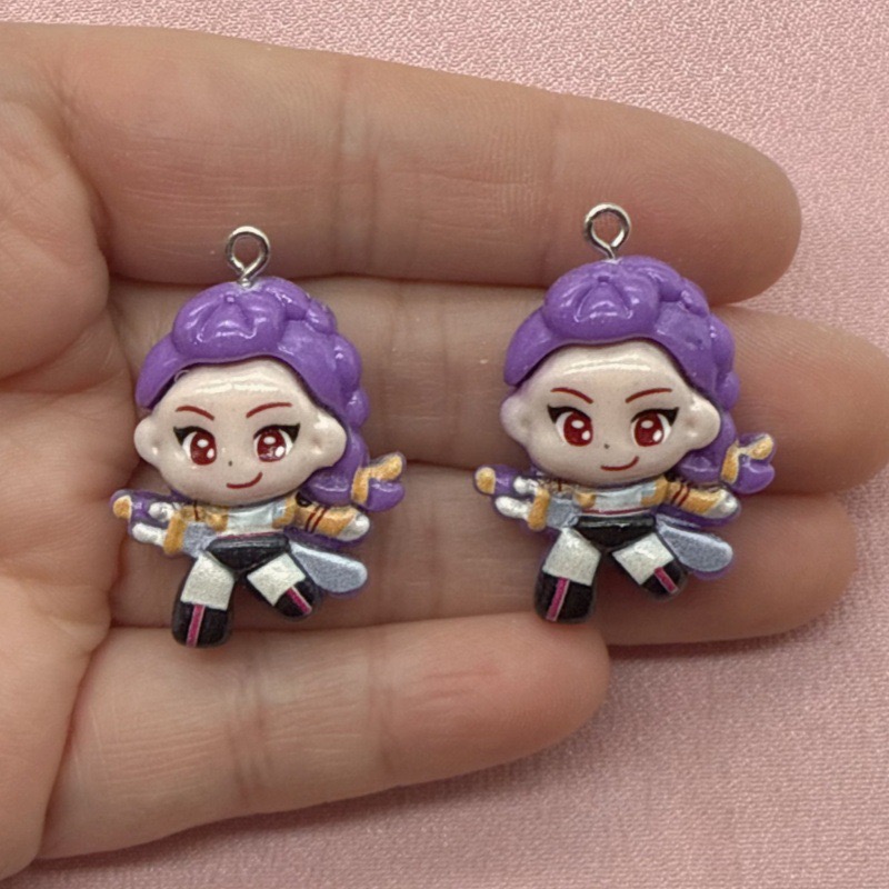 จี้การ์ตูนเรซิ่น 10 ชิ้น, ต่าง - Resin Art Pendant บทวิจารณ์และราคา