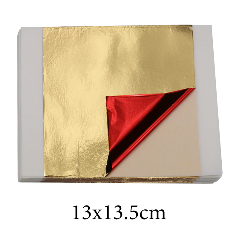 กระดาษฟอยล์เลียนแบบทองคำ 100 ช - Resin Art Gift For Wedding บทวิจารณ์และราคา