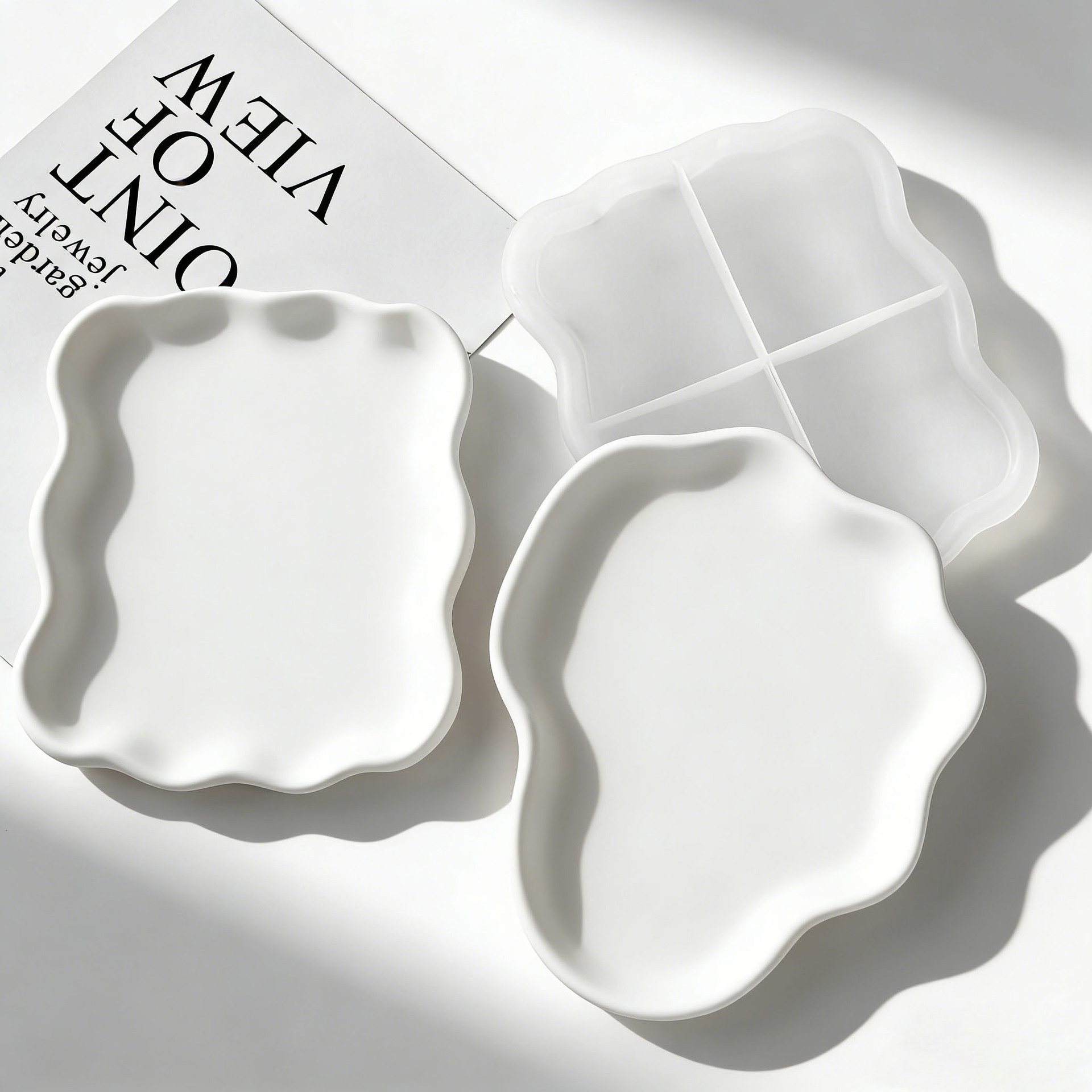 แม่พิมพ์ซิลิโคนทำที่รองแก้วเรซ - Resin Art Ocean บทวิจารณ์และราคา
