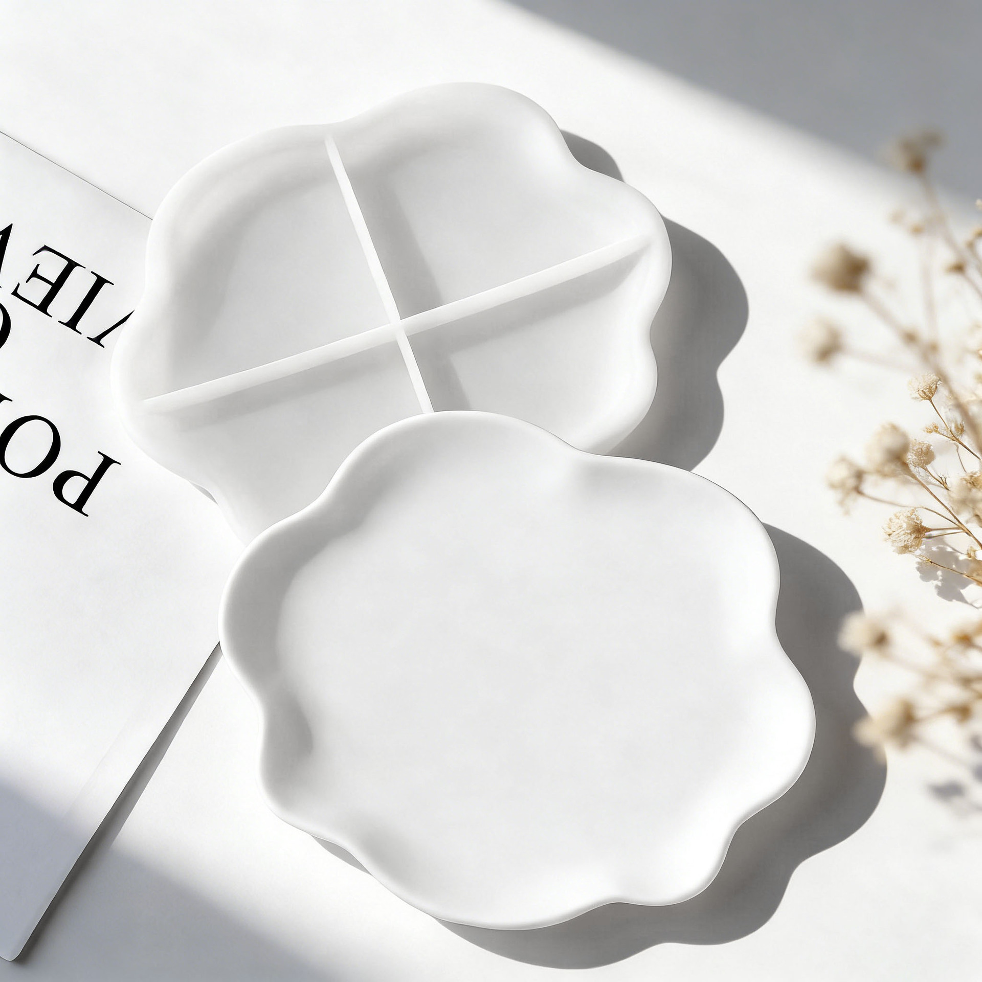 แม่พิมพ์ซิลิโคนทำที่รองแก้วเรซ - Resin Art Ocean บทวิจารณ์และราคา