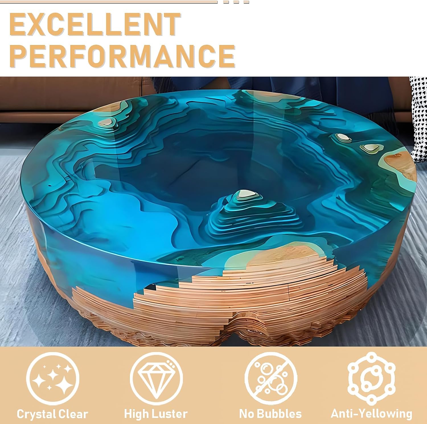 กาวอีพ็อกซี่เรซิ่น AB ขนาด 17. - Resin Art Table บทวิจารณ์และราคา