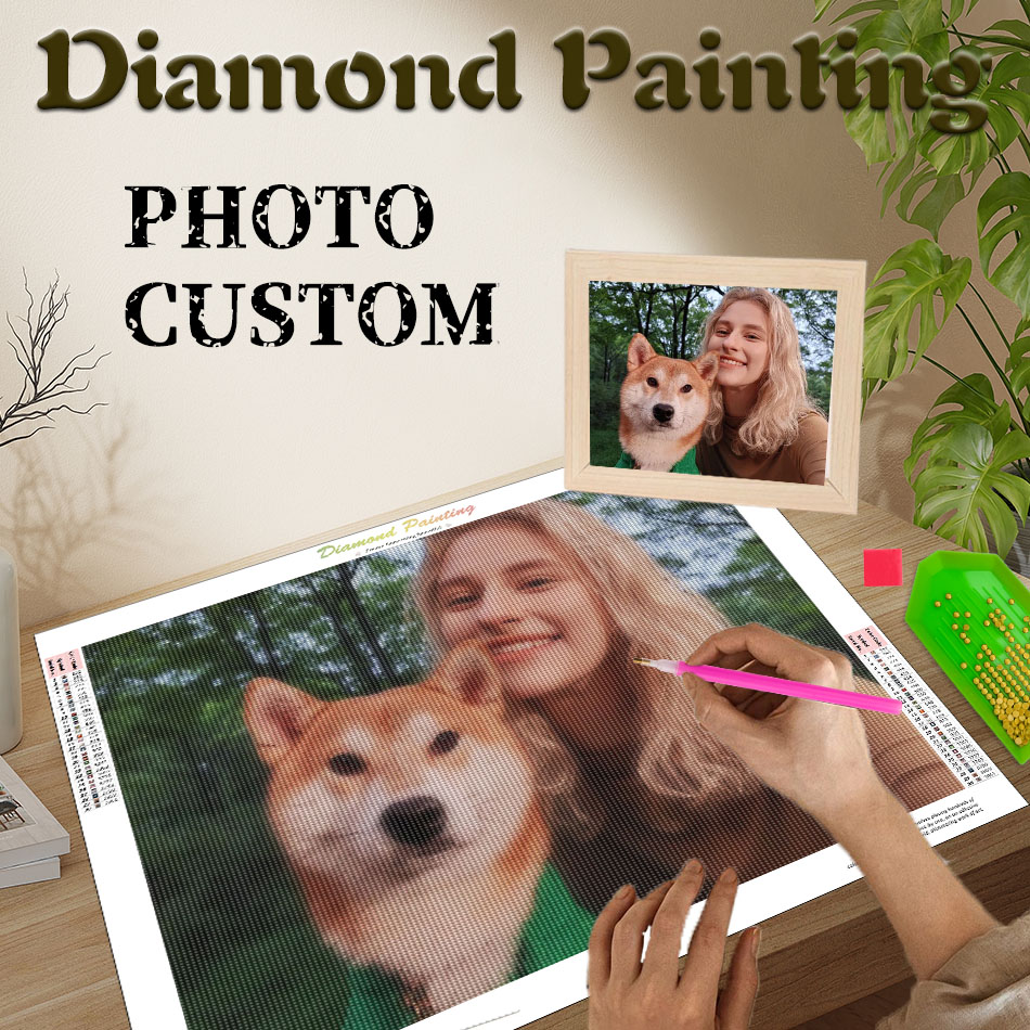 ภาพวาดเพชรแบบกำหนดเอง สร้างสรร - Resin Art Gift For Wedding บทวิจารณ์และราคา