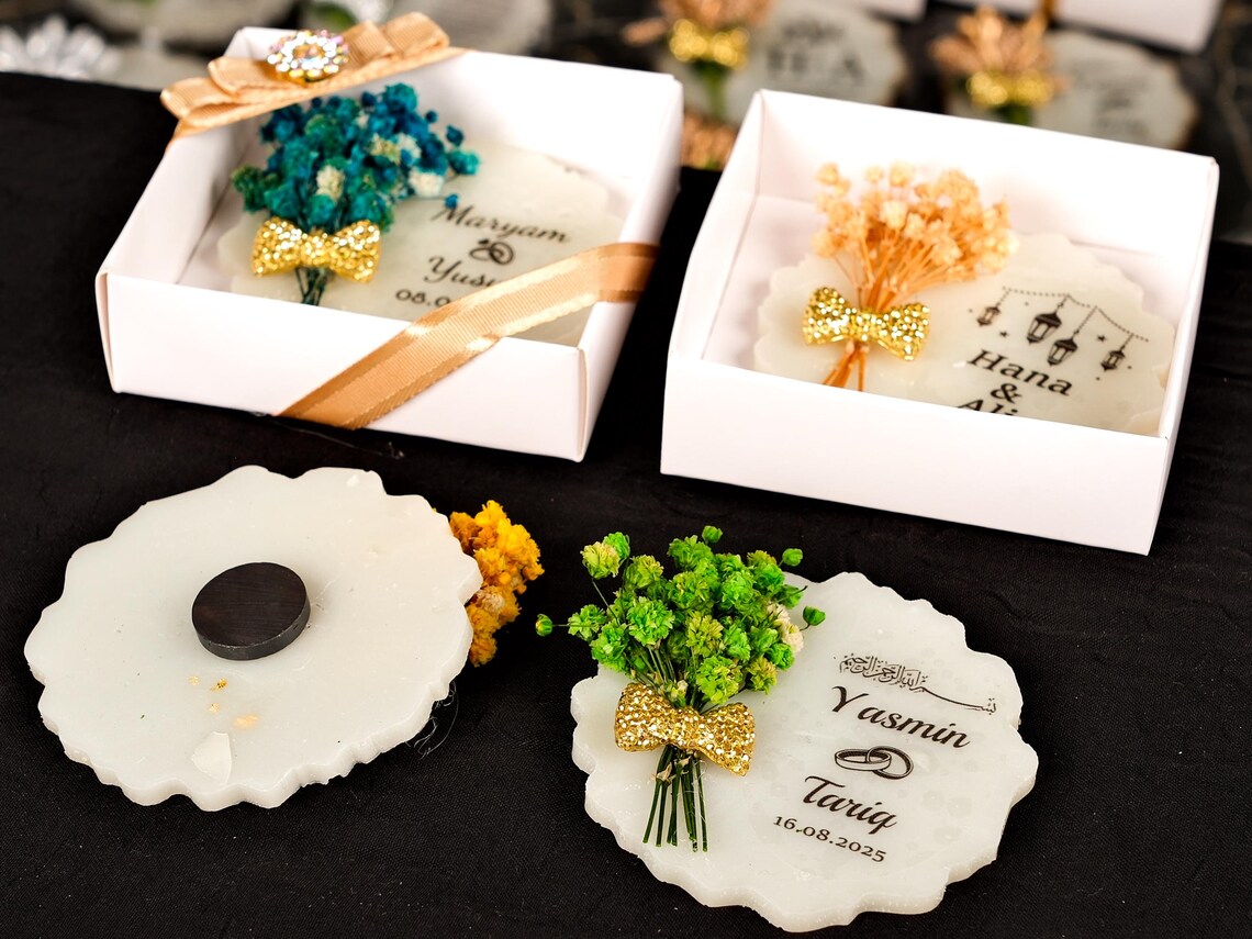 ของชำร่วยแม่เหล็กอีพ็อกซี่งานแ - Resin Art Design For Wedding บทวิจารณ์และราคา