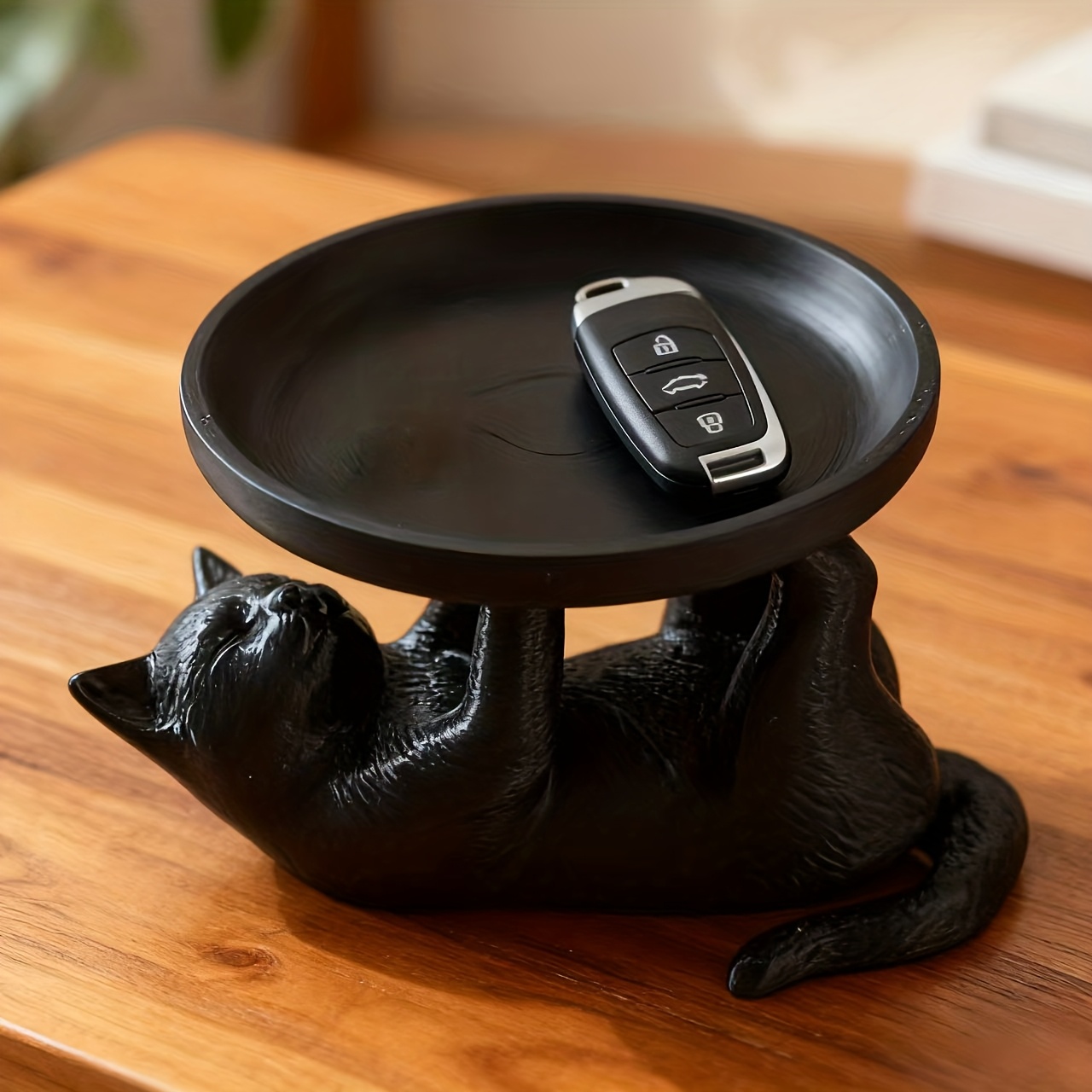 รูปปั้นแมวเรซิ่น 1 ชิ้น พร้อมถ - Resin Art Table บทวิจารณ์และราคา