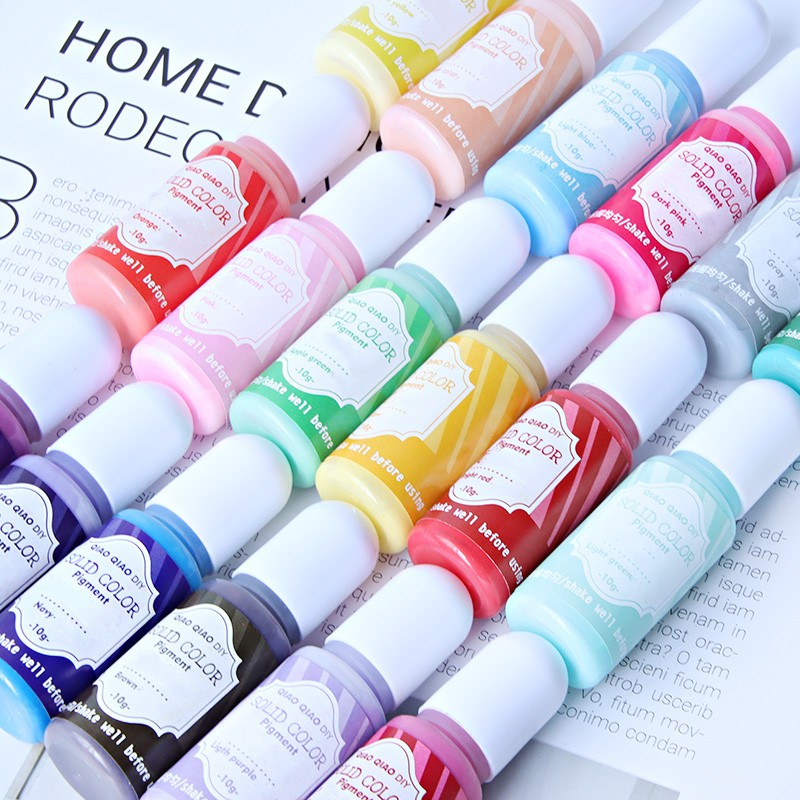 สีผสมเรซิ่นอีพ็อกซี่แบบน้ำ 18  - Resin Art Acrylic บทวิจารณ์และราคา