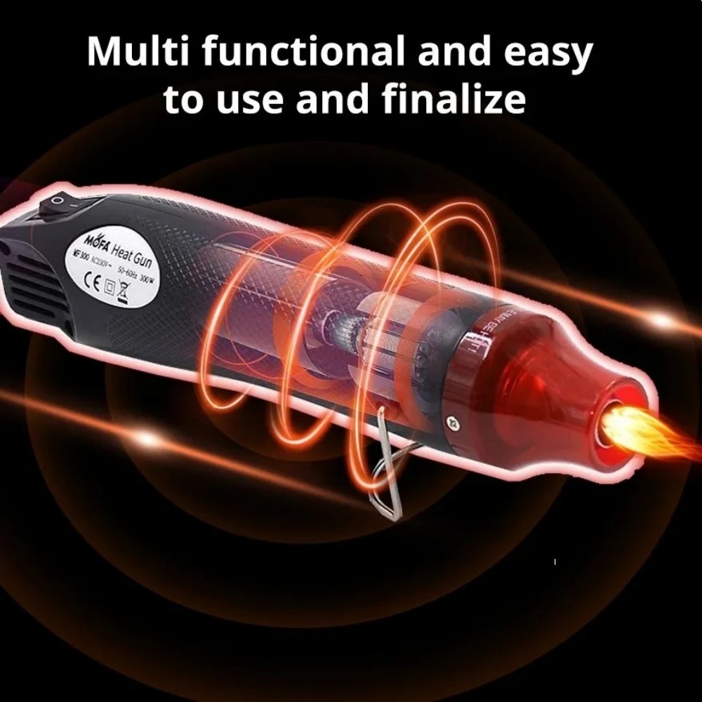 ปืนเป่าลมร้อนขนาดพกพา หัวปลั๊ก - Resin Art Heat Gun บทวิจารณ์และราคา