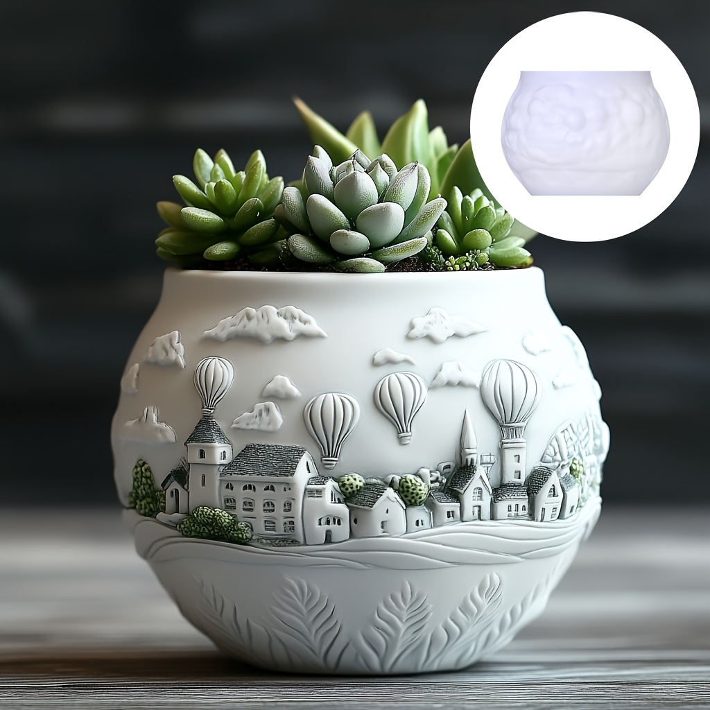 DIY Hot Air บอลลูน Town House  - Resin Art Heat Gun บทวิจารณ์และราคา