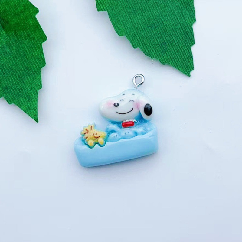 จี้รูปสุนัขการ์ตูนเรซิ่น 12 ชิ - Resin Art Pendant บทวิจารณ์และราคา