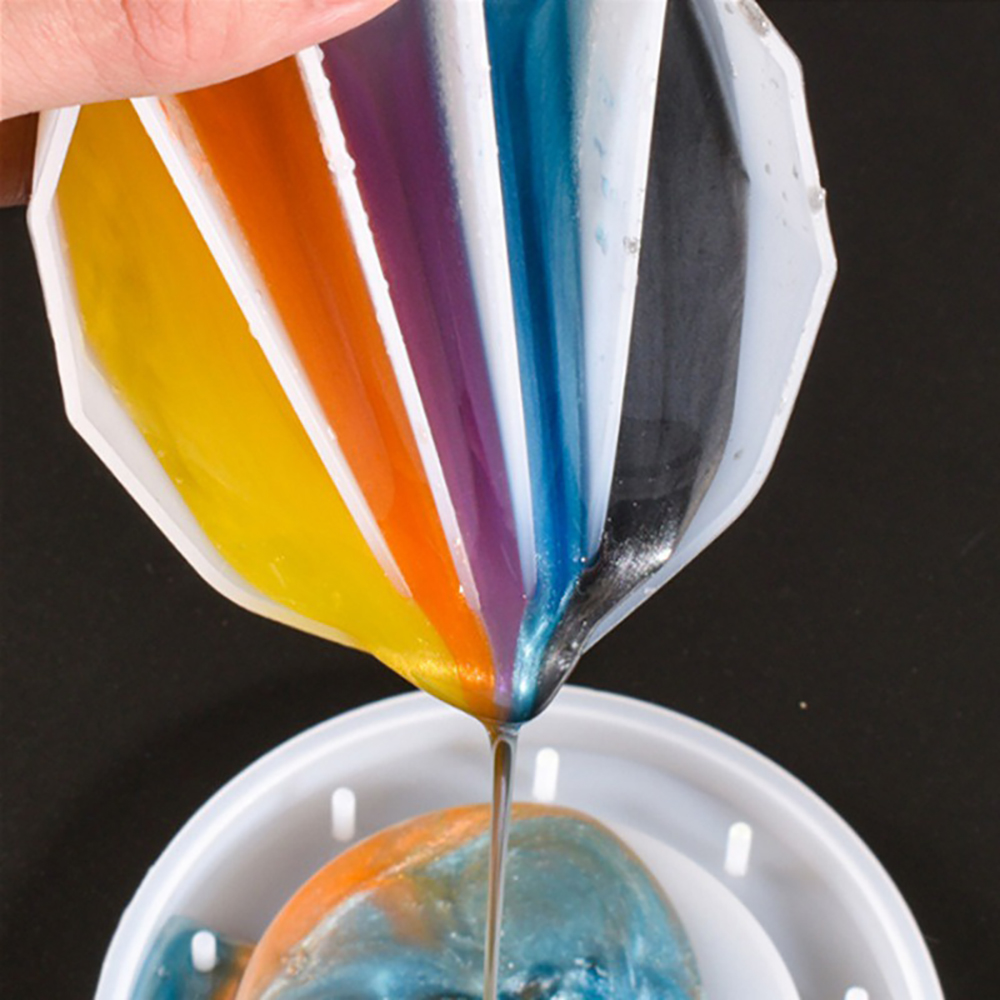 2/3/4/5 กริดซิลิโคนแยกถ้วยอีพ็ - Resin Artist บทวิจารณ์และราคา